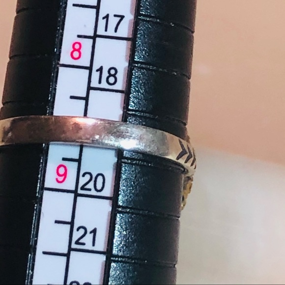 🌺MARKDOWN SALE!!! Stunning Art Deco Ruby & Emerald 925/14K Ring! - Picture 10 of 16